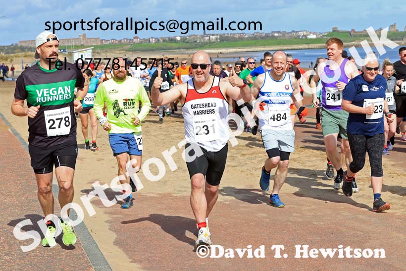 The 2024 Sand Dancer 10k Multi-Terrain, South Shields.  Photo: David T. Hewitson/Sports for All Pics
